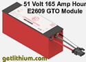 Lithionics Battery GTO Series UL Approved 51 Volt 165 Amp hour lithium-ion high performance lightweight battery module for RV, sailboats, yachts, marine, solar energy storage and more
