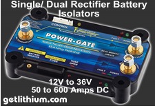 Click here for details of the Power-Gate dual rectifier battery isolator