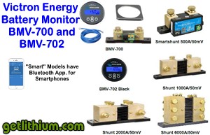 Victron Energy BMV-700 and BMV-702 battery monitoring systems for RV and Marine