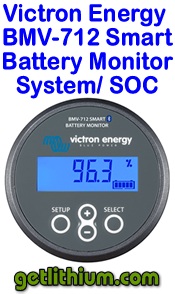 Victron Energy BMV Series smart battery monitors/ SOC for recreational vehicles, yachts, sailboats, clean energy systems and solar power systems - comes with Bluetooth App