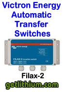 Victron Energy Filax-2 230 Volt AC Automatic Transfer Switch for RV, Marine and off-grid