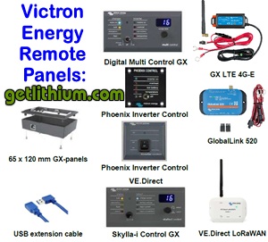 Victron Energy Remote Panels for RV and Marine