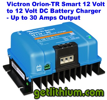 Victron Orion-TR 12 Volt DC to DC smart battery charger with 30 Amps or 50 Amps of output.