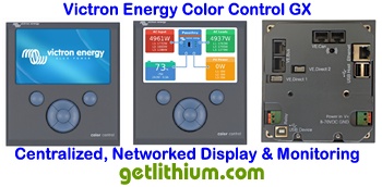 Victron Color Control GX systems monitoring