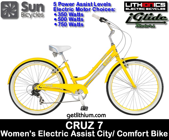 yellow electric bike