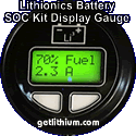 Click here for a larger image of this Lithionics State  of Charge battery monitor system gauge.
