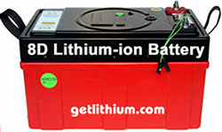 Lithionics Battery lithium-ion solar power deep cycle storage batteries are 98% efficient