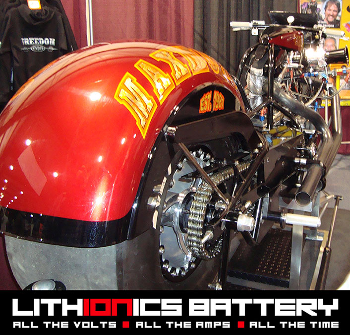 getlithium.com motorcycle photo gallery: the Lithionics lithium ion batteries are the safe, reliable choice for all types of recreational vehicles, sailboats and yachts as well as solar power systems