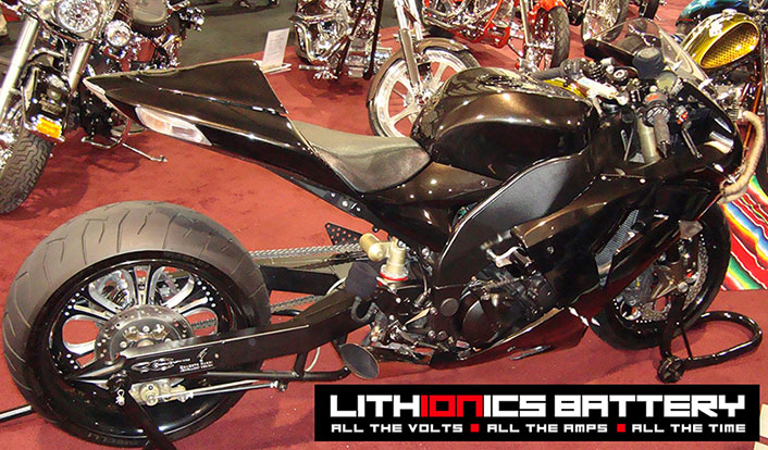 getlithium.com motorcycle photo gallery: the Lithionics lithium ion batteries are the safe, reliable choice for all types of recreational vehicles, sailboats and yachts as well as solar power systems