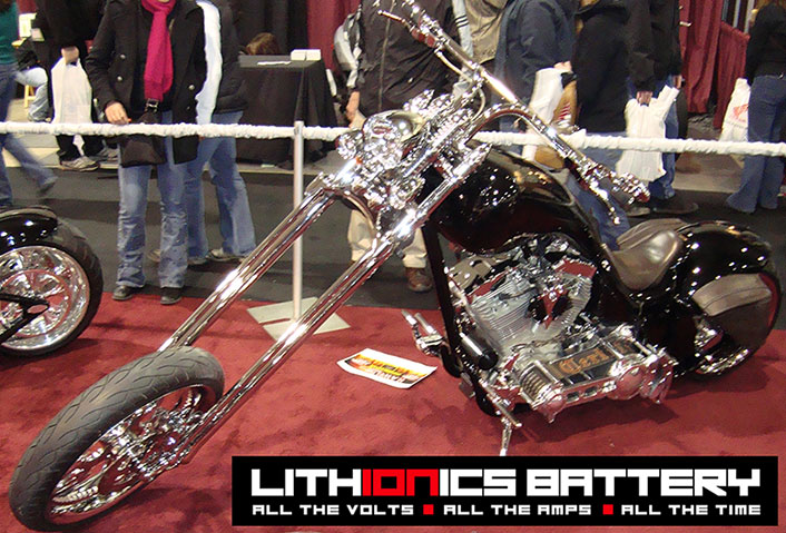 getlithium.com motorcycle photo gallery: the Lithionics lithium ion batteries are the safe, reliable choice for all types of recreational vehicles, sailboats and yachts as well as solar power systems