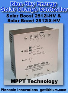 Blue Sky Energy Solar Boost 2512i-HV & 2512iX-HV solar mppt charge controller