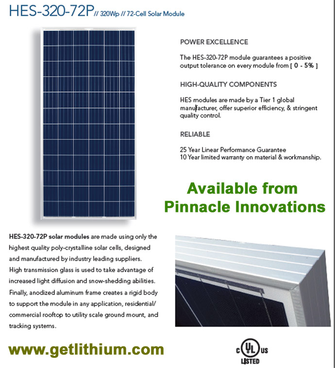 HES Solar panels for Off-grid, Micro Grid, Solar and Wind Energy Alternate and Renewable Energy Systems