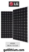 LG 400 Watt solar panel - click for a larger image