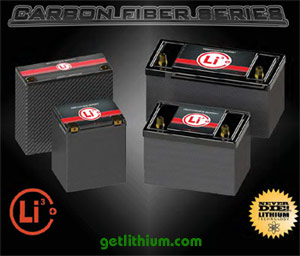 GT Carbon fiber high performance 12 volt lithium-ion batteries