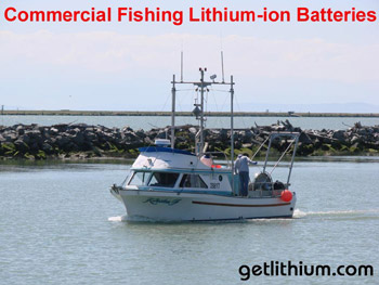 Lithium-ion marine batteries for yachts, sailboats, commercial ships and more. Photo: Steveston - Vancouver, BC