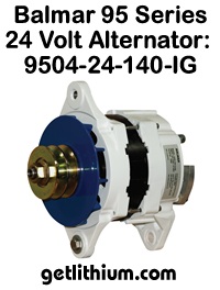 Balmar 24 Volt 140 Amp alternator kit