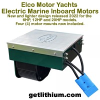 Elco EP6 high efficiency electric marine propulsion motor - click on the image for a larger picture