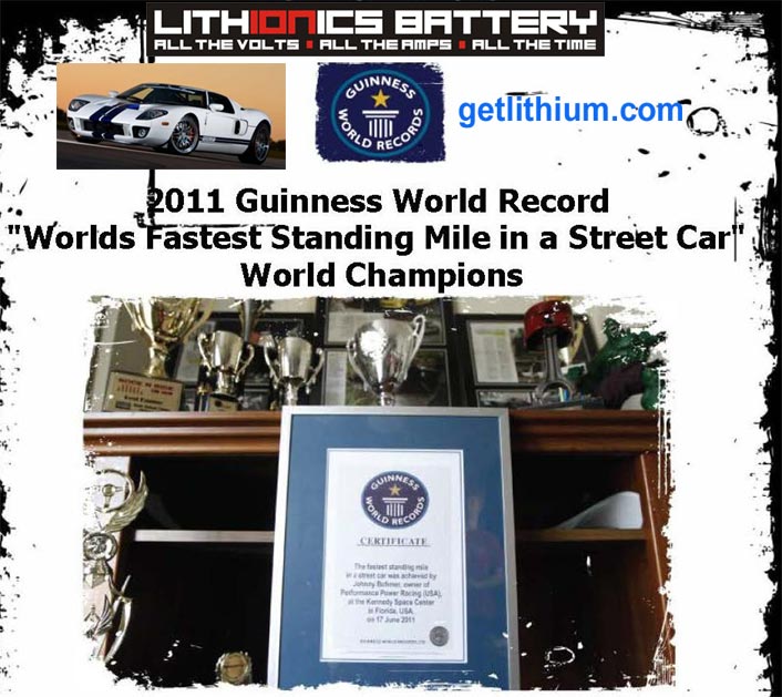 Guinness World Record for Ford GT40: world's fastest street legal car