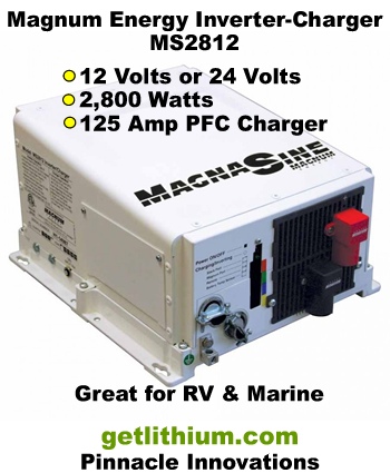 Magnum Energy Magnasine inverter-chargers for RV and marine electrical installations