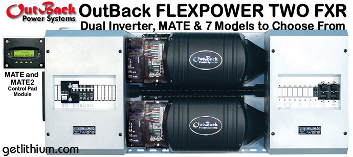Outback Power FLEXpower Two Single Inverter electrical system