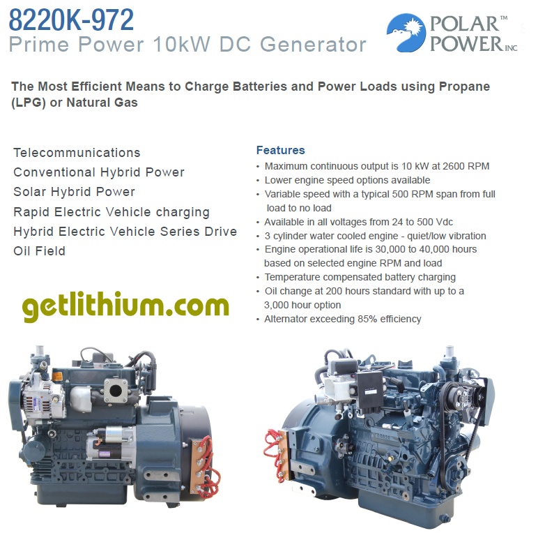 Diesel Generators for Hybrid Electric Off Grid Energy, Solar Power and