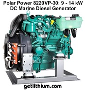 Polar Power DC output diesel electricity generators for hybrid electric systems for RV, Marine, Cabins, Residential, Commercial and Canadian Oil and Gas Industry Drilling and Pipeline Projects utilizing Solar and Wind Power.