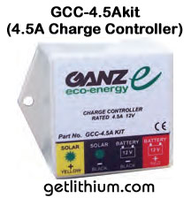 Ganz solar charge controller for RV, Marine and more...