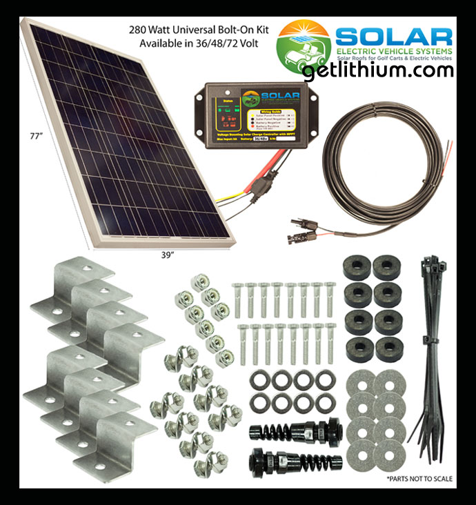 Solar Panel for 48 Volt Golf Cart