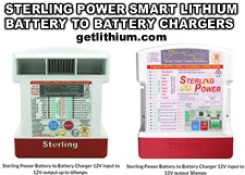 Click here for a larger image of the Sterling Power battery to battery DC charger