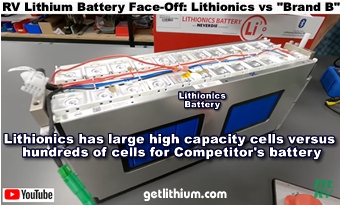 Lithionics only invests in high quality, high capacity quality power lithium cells and components