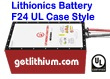 Lithionics Battery 102 Volt lithium-ion high performance GT series lightweight battery for low speed electric vehicles, marine and solar power systems