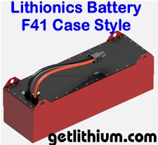 One of our large scale, heavy duty 12 Volt lithium ion batteries