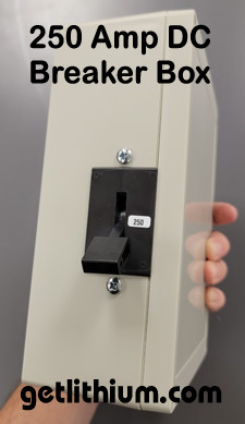 Click on the image for a larger picture of the 250 Amp BMS controlled DC circuit breaker