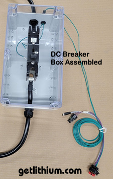 Click on the image for a larger picture of the 250 Amp BMS controlled DC circuit breaker