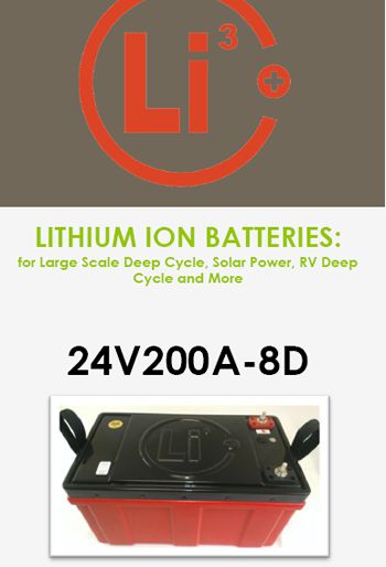 Lithium ion engine starting battery: 12V30A-G34