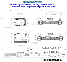 Perfect Switch Power-Gate solid state Programmable OR'ing Diode battery isolators