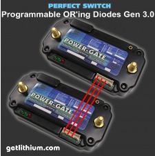 Perfect Switch Power-Gate solid state Programmable OR'ing Diode battery isolators