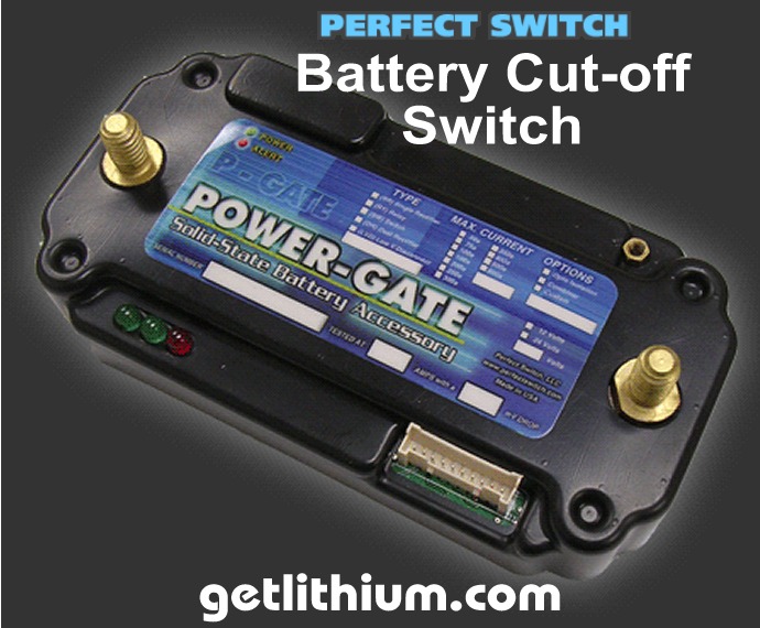 Perfect Switch Power-Gate solid state Battery Cut-off Switch