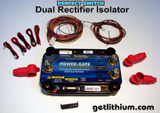 Perfect Switch Power-Gate dual rectifier solid state battery isolators