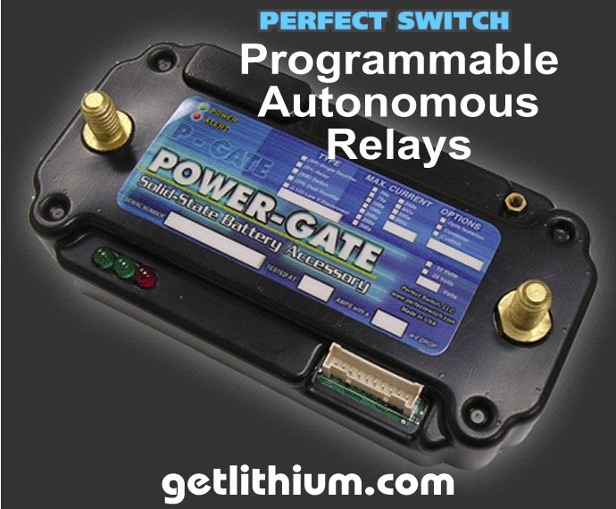 Perfect Switch Power-Gate solid state Programmable Autonomous Relays