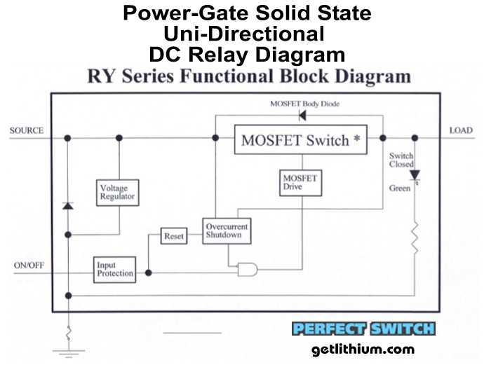 Perfect Switch Uni-Directional DC Relay Diagram