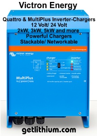 Victron Energy Multiplus 12/300-120 Volt AC inverter-charger for marine, recreational vehicles and off-grid projects