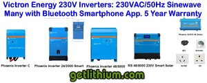 Victron Energy 230V Inverters: 230VAC/50Hz Sinewave Inverters