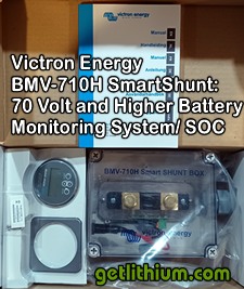 Victron Energy BMV 710H battery monitoring system with Bluetooth App for high Voltage battery systems 70 Volts to 350 Volts DC - perfect for RV, marine electric propulsion and solar systems
