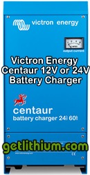 Victron Energy Centaur 12 Volt or 24 Volt battery chargers for recreational vehicles, yachts, sailboats, clean energy systems and solar power systems