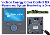 Victron Energy Color Control GX central network hub with tank monitors and display screen for RVs, marine and solar projects