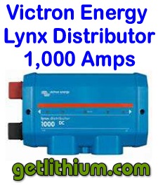 Victron Energy Lynx Distributor 1,000 Amp capacity for recreational vehicles, yachts, sailboats, clean energy systems and solar power systems