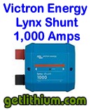 Victron Energy Lynx Shunt 1,000 Amp capacity for recreational vehicles, yachts, sailboats, clean energy systems and solar power systems