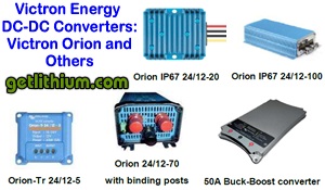 Victron Energy Orion DC to DC Converters, DC to DC Smart Battery Chargers and more