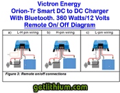 Click here for a larger image of the Victron Orion-Tr DC to DC Smart Charger Remote On-Off Connection Diagram
